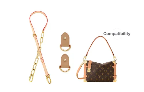 Lan Bao Fan Cow Leather Crossbody Bag Single Purchase Accessories Bag Strap Unisex Color-Changing Leather