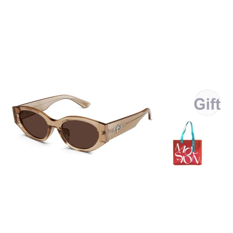 MOLSION Plate Frame Cat Eye Sunglasses Unisex-19