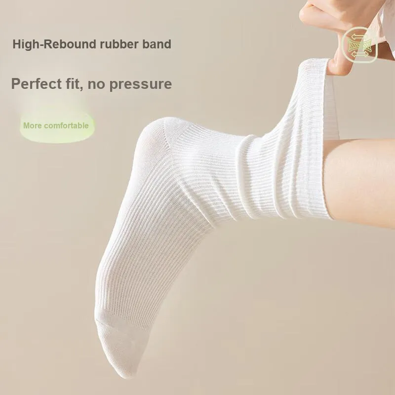 MADALLO Mid Calf Socks Women's 6 Pack-4