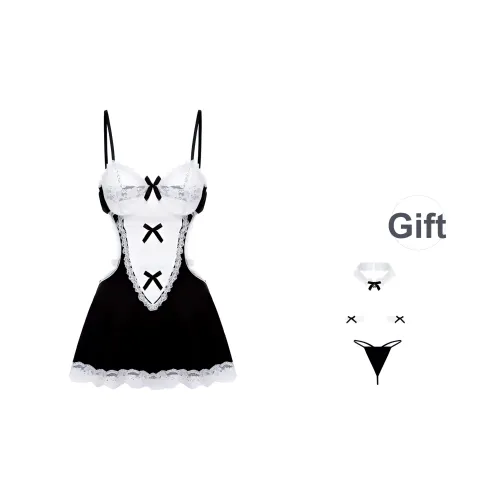 P·KEY Черно-белая панда Женские ночные сорочки