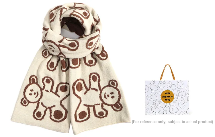 FREE RABBITⅡ Knit Scarves Unisex-9