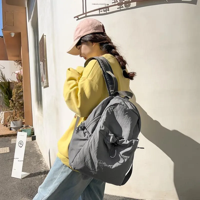 Single Warehouse Nylon Backpack Regular Unisex Multicolor-18
