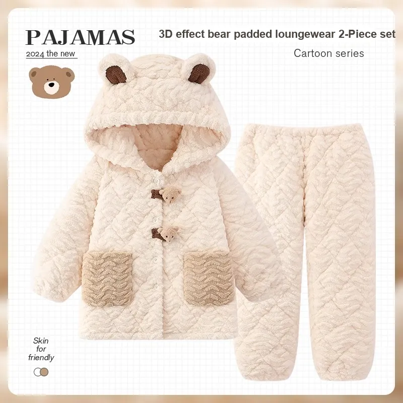 O'MESIK Pajama Set Women's Apricot-1