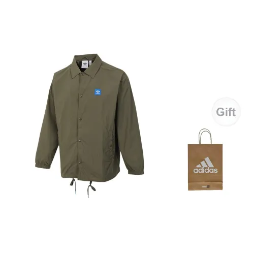 Adidas Originals Jackets Unisex Green+Shopping Bag