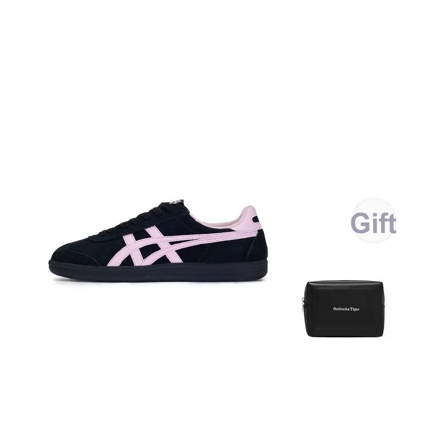 Onitsuka Tiger Tokuten противоскользящие устойчивые к истиранию низкие кеды для скейтбординга женские черные