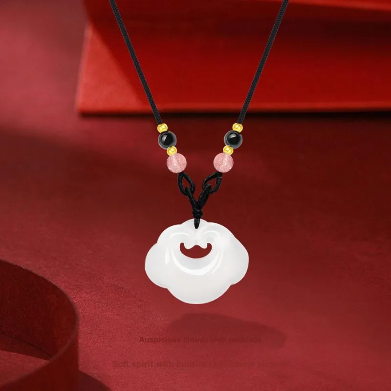 Master Kim Chalcedony Necklaces Unisex-1