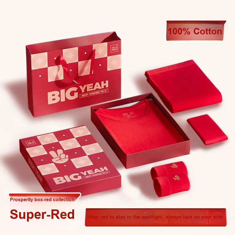 HLA Thermal Set Women's Red Gift Box Sets-1