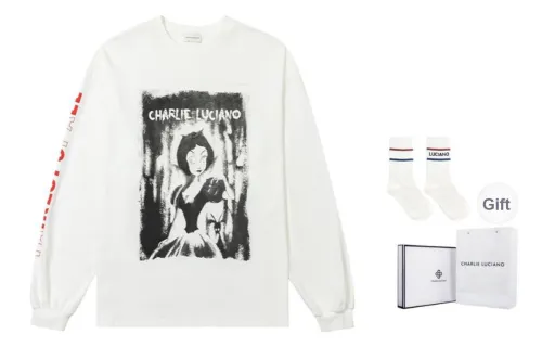 Charlie Luciano T Shirt Unisex White