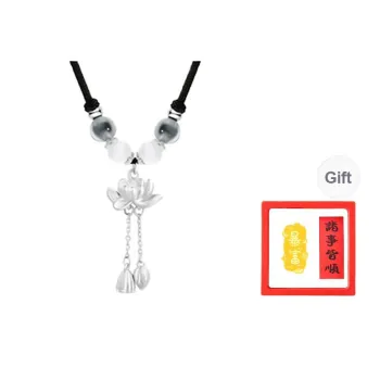 Chongqing Gold Store 999 Fine Silver Necklaces Women's