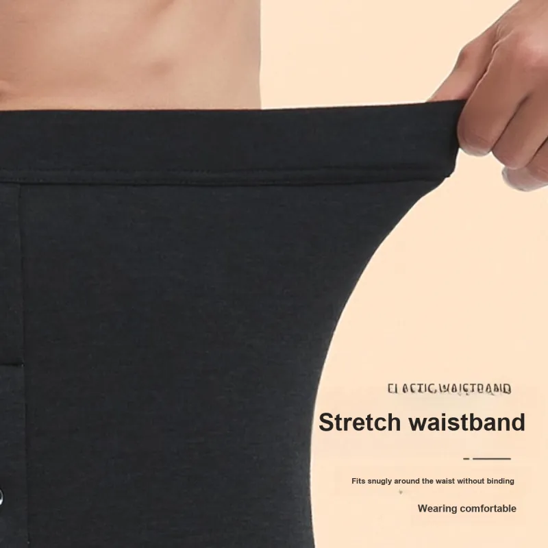 MIIOW Thermal Pants Men's Black Gray-5
