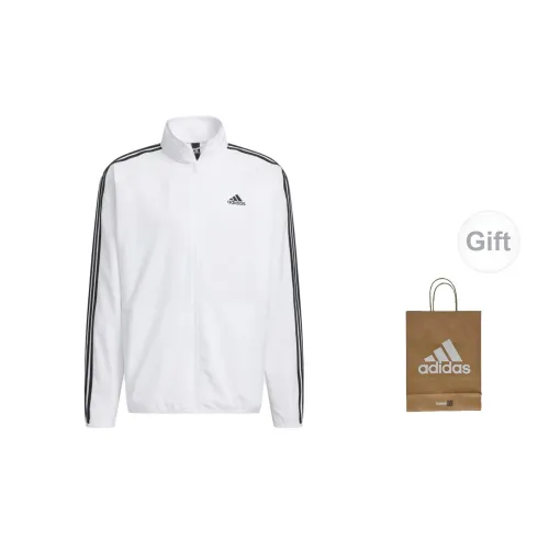 Adidas Jacket Men White Jackets+Gift Bag