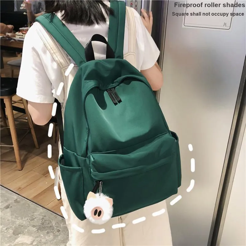 Vack Nylon Backpack Unisex Multicolor-14