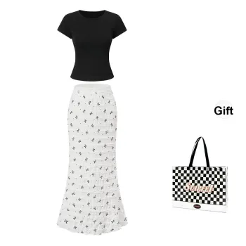 STARFEI Two Piece Skirt Sets Women's