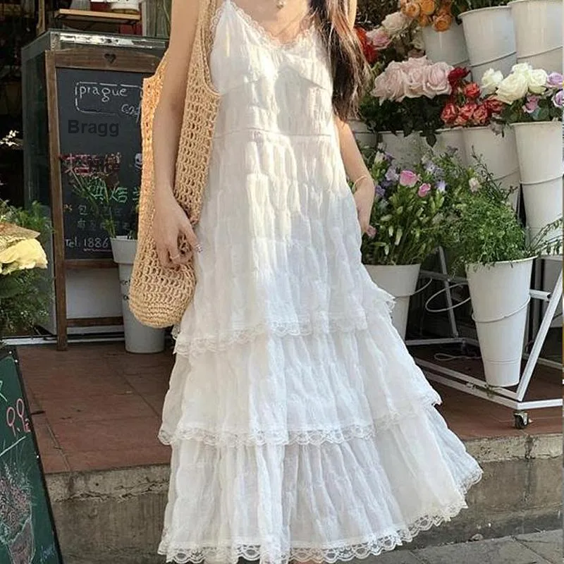 Incolore Slip Dresses Women's White-2