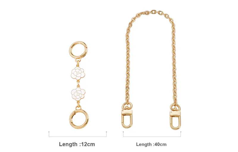 GUYI Metal Bag Accessory Bag Strap Women's Gold Tone-74