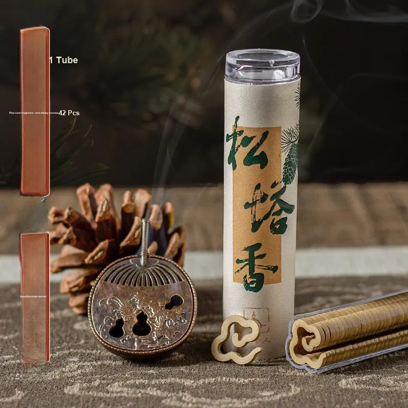 Waiters Natural Pine Cone Scent Non Sticky Incense 42 Tablets-5