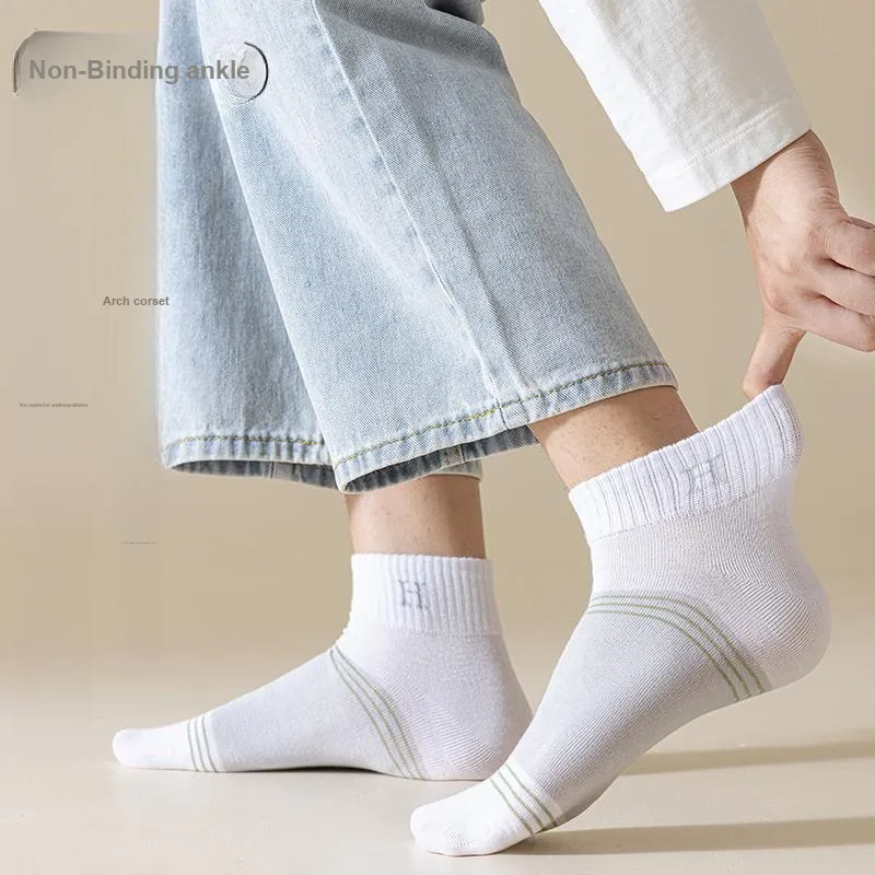 Master Mid Calf Socks Men's Shopping Bag 5 Pack-25