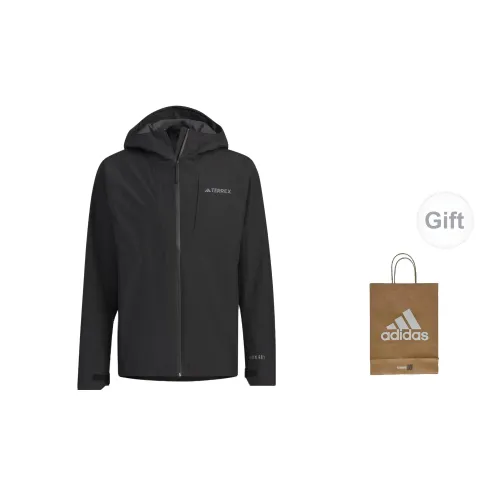 Adidas Windbreaker Jackets Men Black