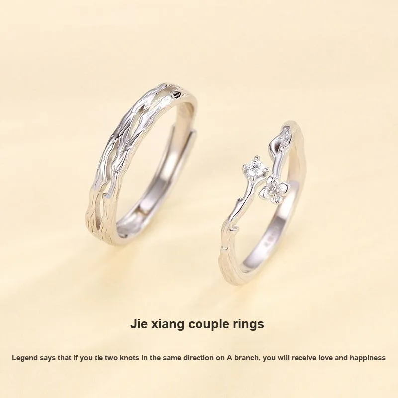 CLARKIA FLOWER S999 Fine Silver Rings Unisex-1