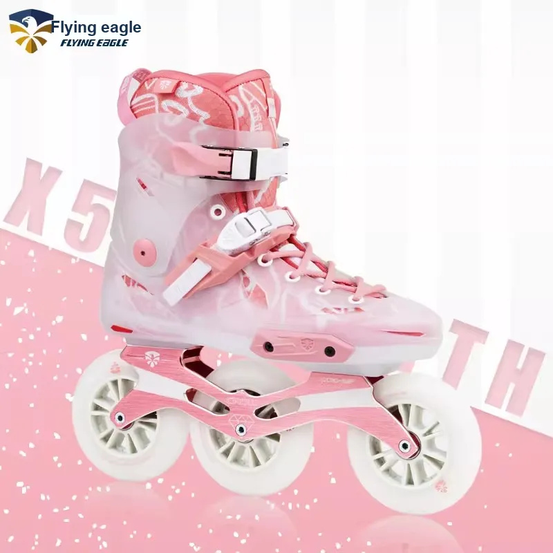 FLYING EAGLE Inline Skates Unisex Coral Pink-3