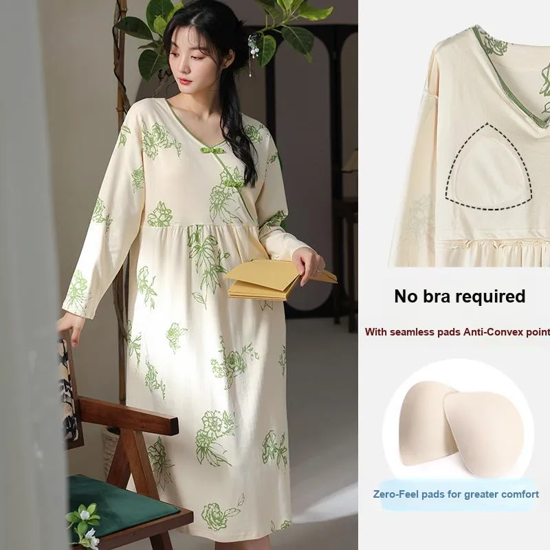 Lan Miao Long Sleeved Dress Women's Emerald Green-2