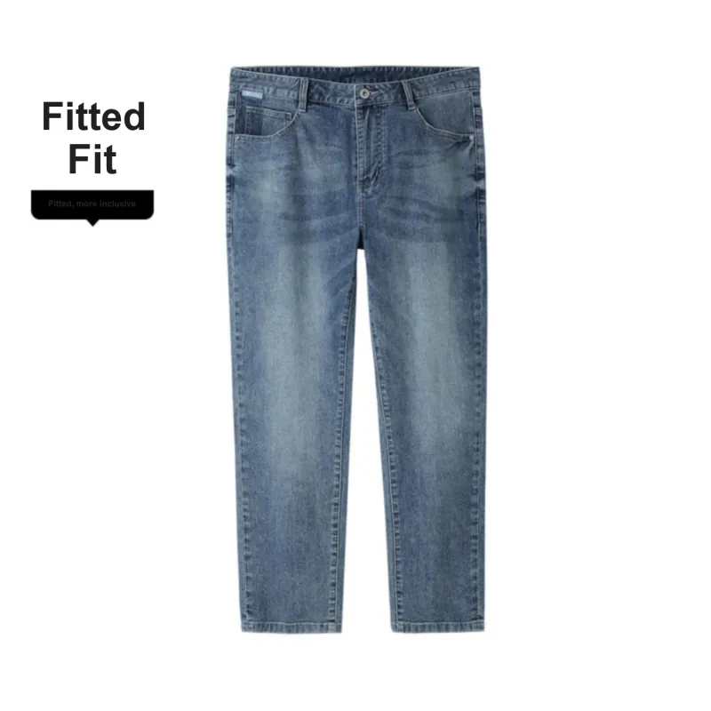HLA Jeans Men Blue Gray Denim Gradient Light 15-2