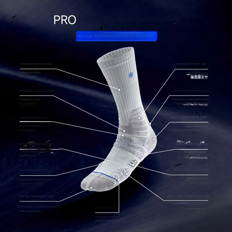 I.t.b Basketball Socks Men's 4 Pack-5