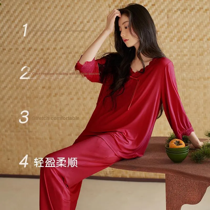 Xuan Liang Women's Pajama Sets-9