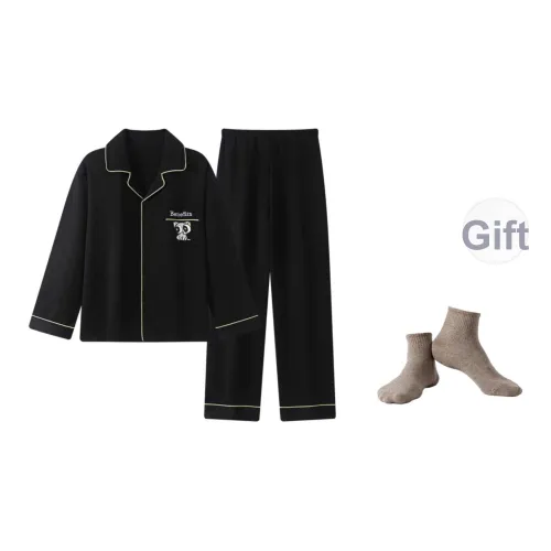 Maultiay Пижамный комплект Осенний и Зимний Унисекс