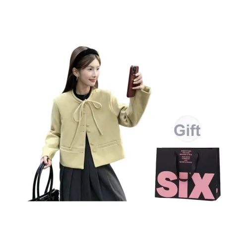 CTRTRC Желтое Женское Пальто