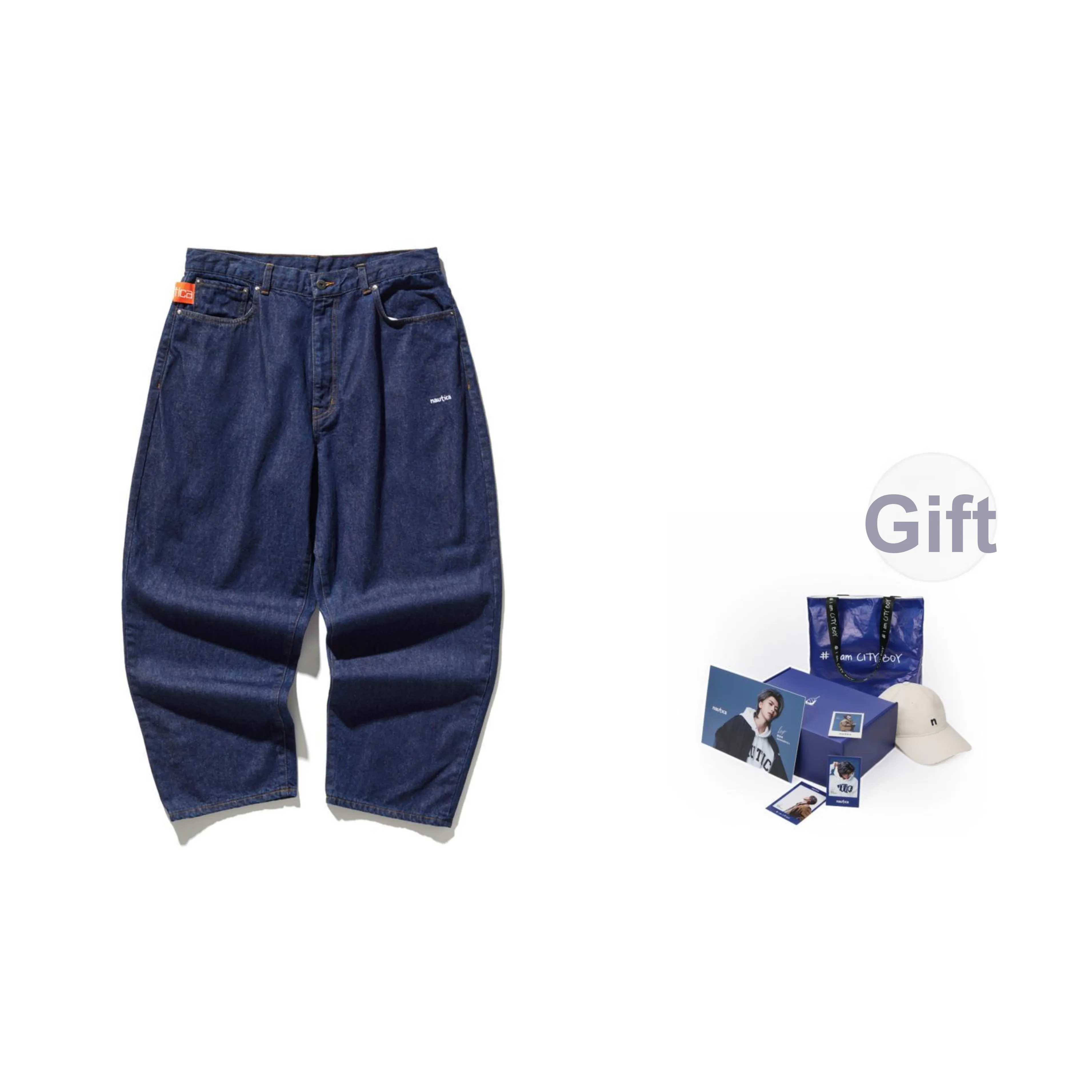 Nautica White Sail Nautica White Sail X Hirotsu Yumoto Co titled Series Jeans Unisex