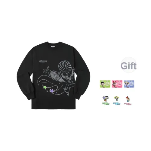 WHOOSIS × The Powerpuff Girls Коллаборационная коллекция Унисекс Футболки