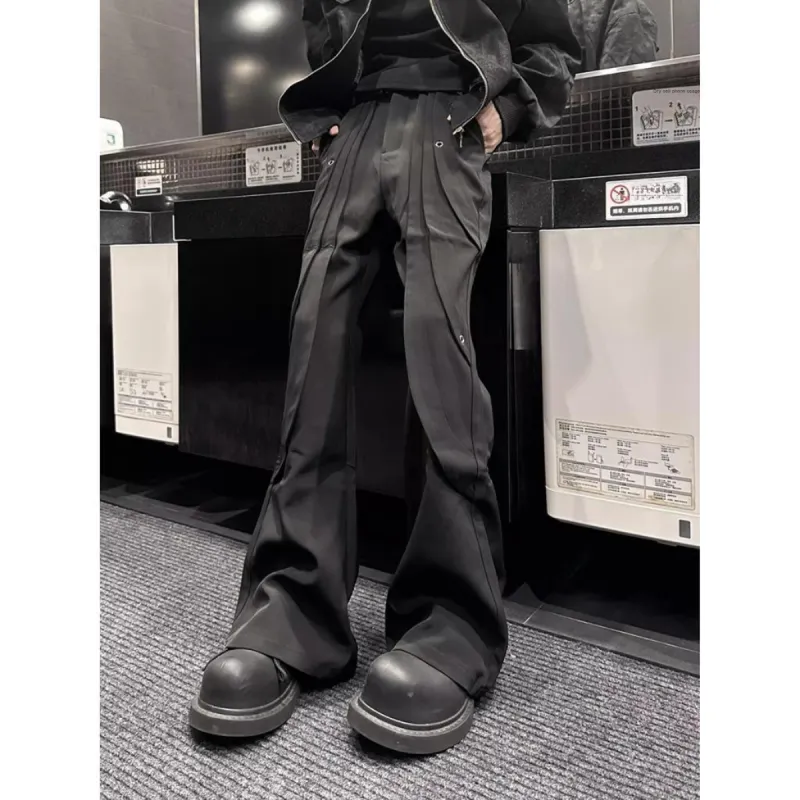 CORNILOT Casual Pants Unisex Black-1