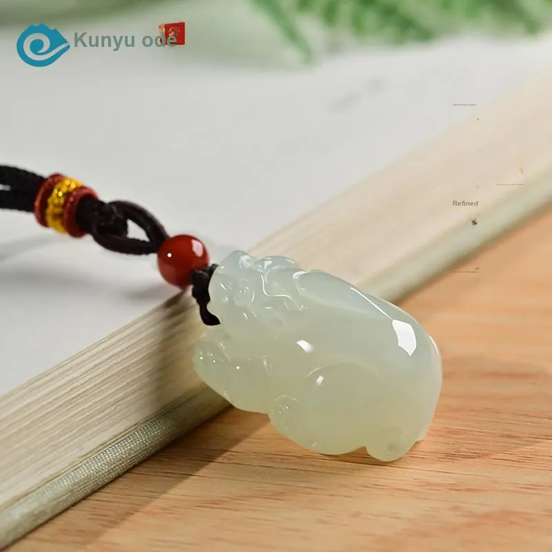 KUNYUYAO Pendants White Jade Unisex-6