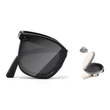 Bright Black Gray Lens
