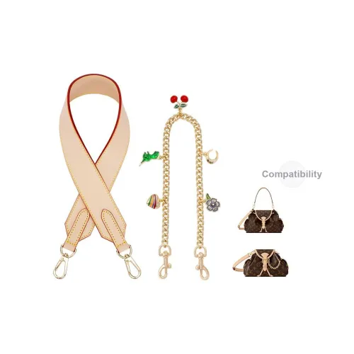 Lan Bao Fan Коровья кожа и металлический сплав ремень для сумки женский многоцветный