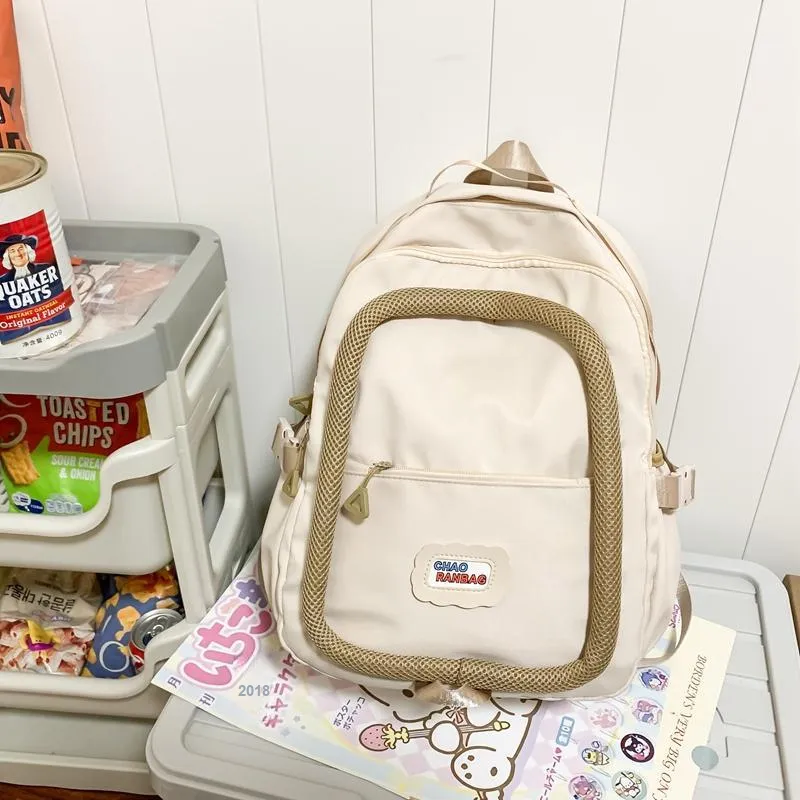 Yalu Nylon Backpack Unisex Multicolor-5