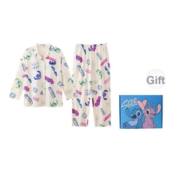 JINGYUN x Disney Pajama Set Unisex Ecru