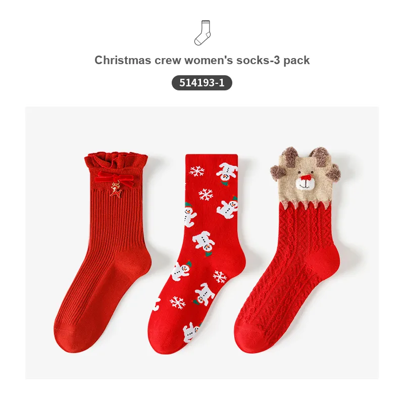Caramella Mid Calf Socks Women's 3 Pack-1