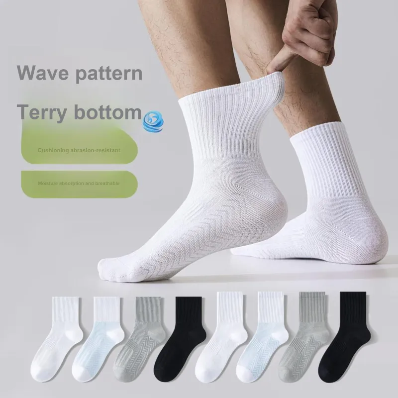 XXLLG Mid Calf Socks Men 5 Pack-6