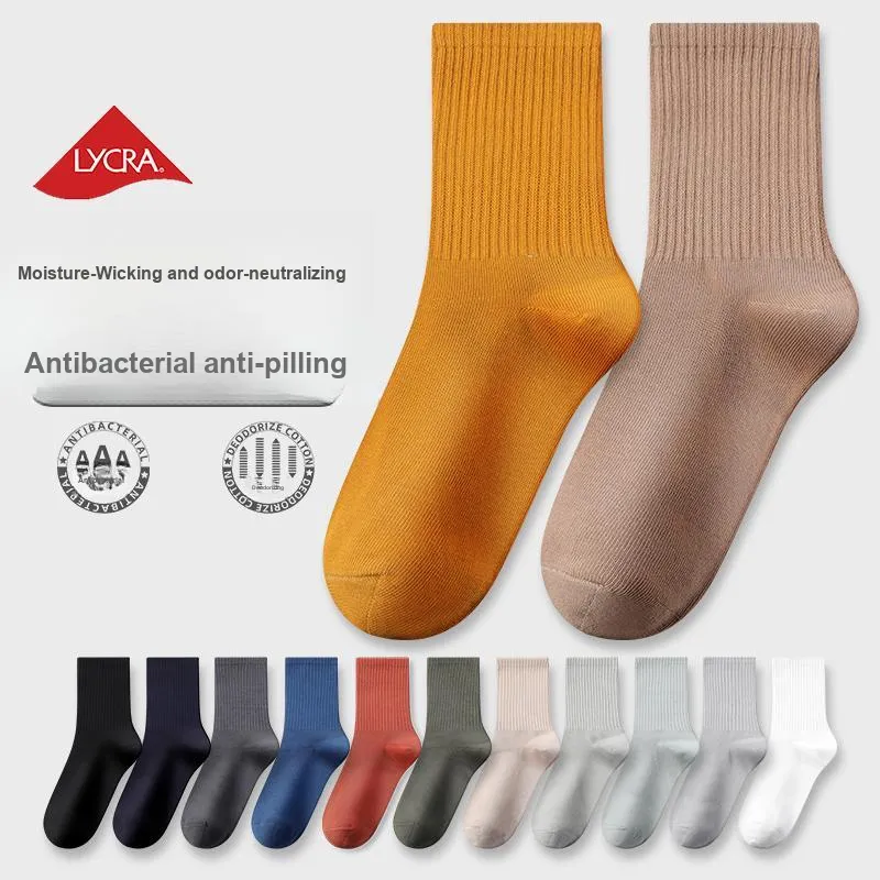 MIIOW Mid Calf Socks Men's 5 Pack-1