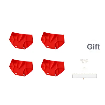 XIA.WA.ZHI.XIU Underpants Women's Shopping Bag 4 Pack