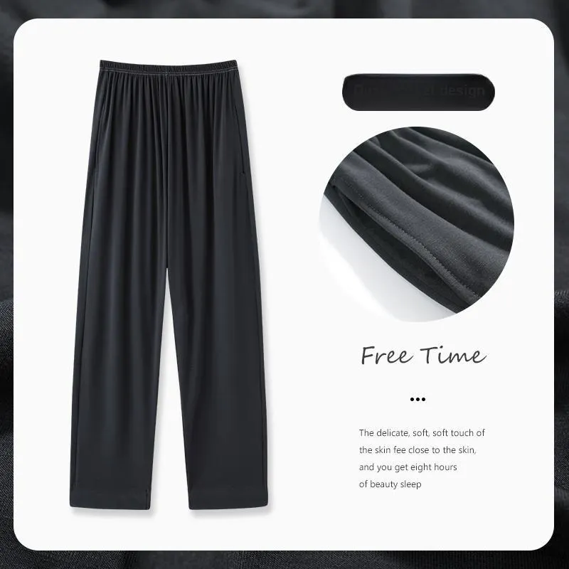 MADALLO Pajama Pants Men's Black-1