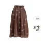 (Coffee+Bowknot Hair Tie) Comes with