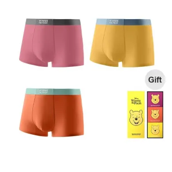 Disney Winnie The Pooh Series Underwear Gift Boxes Men's 3 Pack