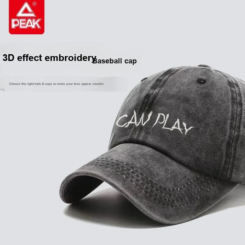 PEAK 100% Cotton Baseball Caps Unisex-3