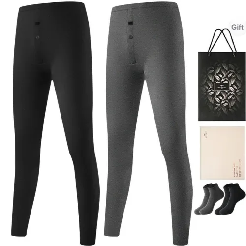 SEPTWOLVES Thermal Pants Men's Gift Box Set+Shopping Bag
