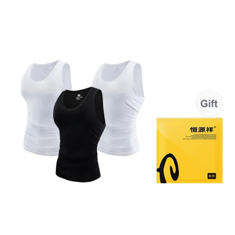 H YXIANG 7A Antibacterial Modal Sports Moisture Wicking Ice Silk Unisex 3 Pack-4