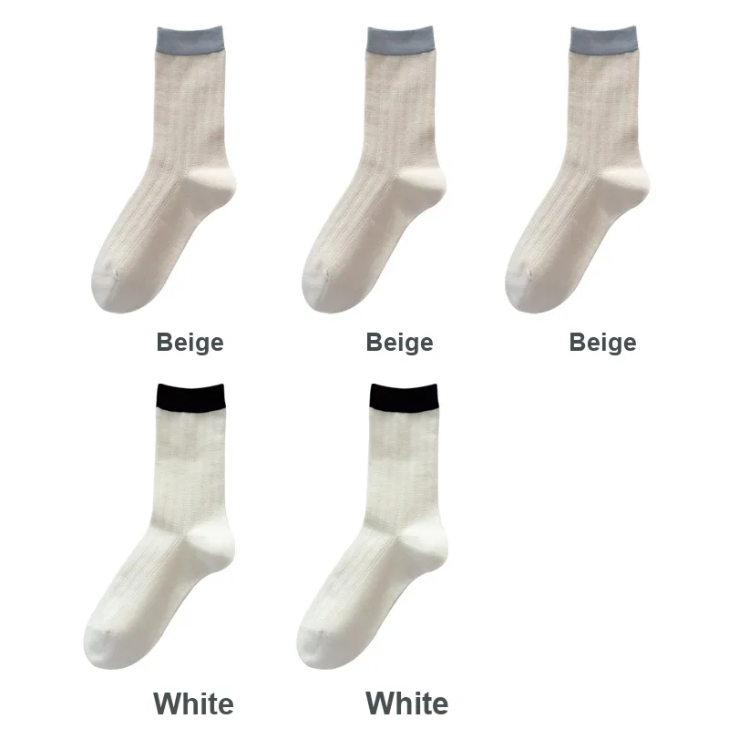 H YXIANG Mid Calf Socks Women's Combo Set-27