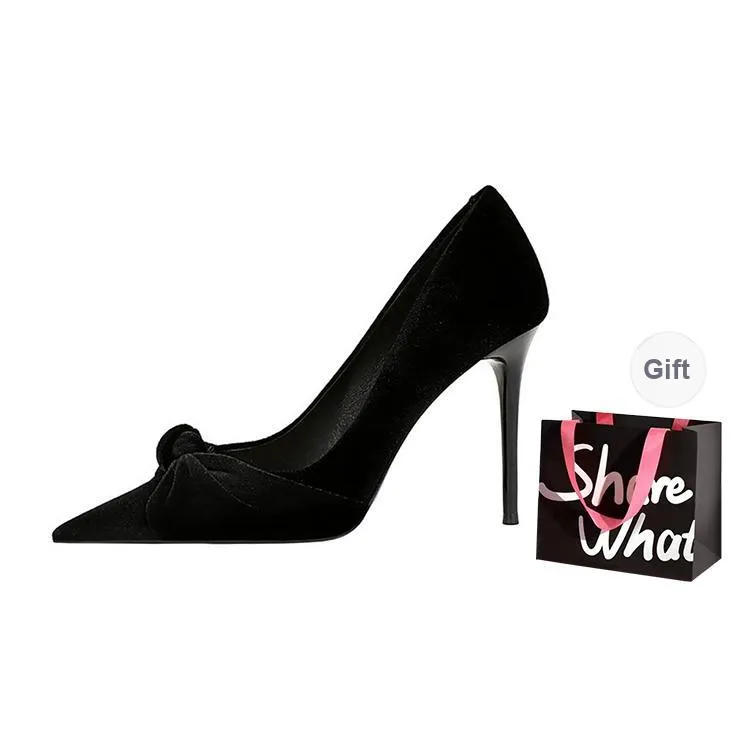 BIGTREE Slim Heel High Heels Women's-5